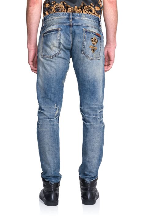 dolce gabbana heren jeans|dolce gabbana distressed jeans.